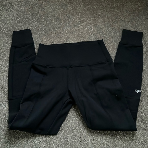 Alo High Waisted Avenue Legging black size small - Picture 1 of 4